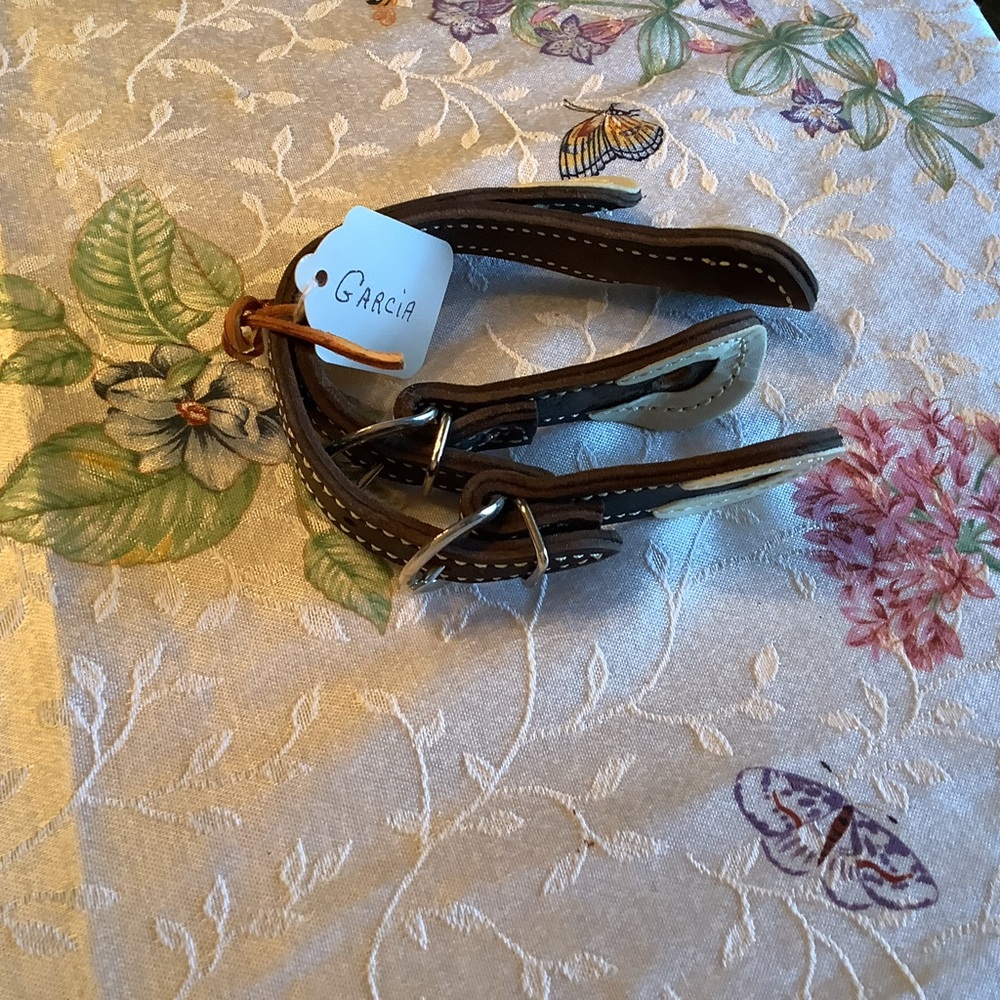 Brown Leather spurs